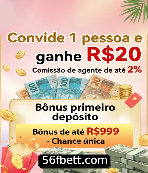 Bônus ao se registrar no 56f